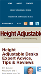 Mobile Screenshot of heightadjustabledeskadvice.com